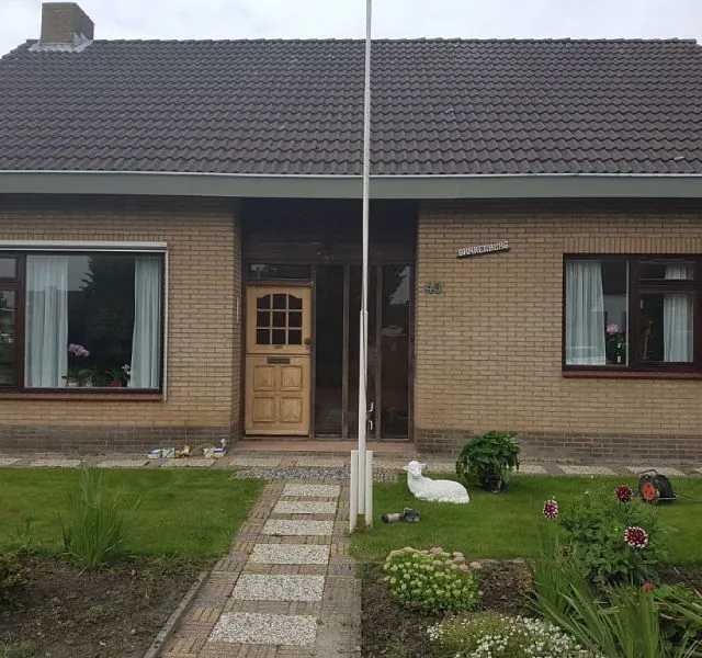woonhuis geschilderd